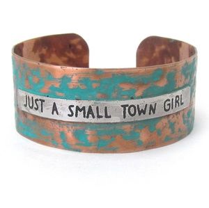SmallTown Girl Patina Bangle